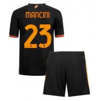 Maglie da calcio AS Roma Gianluca Mancini #23 Terza Maglia Bambino 2023-24 Manica Corta (+ Pantaloni corti)